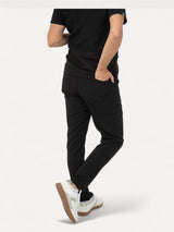 Black Cargo Scrub Pants with 10 Pockets - IRONIK Scrubs
