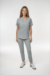 IRONIK 1 Pocket Contour Scrub Top - Seafoam Green - IRONIK Scrubs