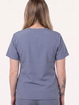 IRONIK 3 Pocket Solace Scrub Top – Twilight Sky Blue - IRONIK Scrubs