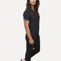 IRONIK Black Scrub Set - Top & Cargo Pants - IRONIK Scrubs