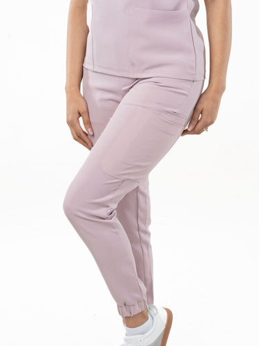 IRONIK Blush Pink Scrub Set - 3 Pocket Top & Joggers - IRONIK Scrubs