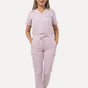 IRONIK Blush Pink Scrub Set - Top & Joggers - IRONIK Scrubs