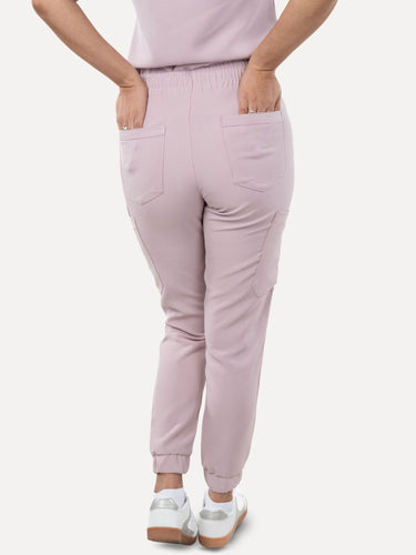 IRONIK Blush Pink Scrub Set - Top & Joggers - IRONIK Scrubs