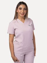 IRONIK Blush Pink Scrub Set - Top & Joggers - IRONIK Scrubs