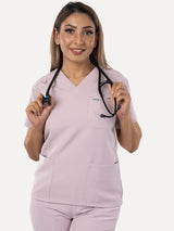 IRONIK Blush Pink Scrub Set - Top & Joggers - IRONIK Scrubs