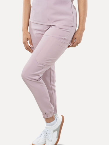 IRONIK Blush Pink Scrub Set - Top & Joggers - IRONIK Scrubs