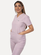 IRONIK Blush Pink Scrub Set - Top & Joggers - IRONIK Scrubs