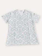 IRONIK Damask Pattern Top Scrub Set - Top & Joggers - IRONIK Scrubs