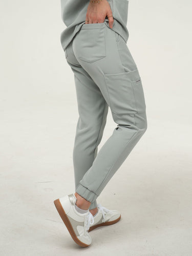 IRONIK Seafoam Green Scrub Set - 1 Pocket Top & Joggers - IRONIK Scrubs