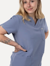 IRONIK Twilight Blue Scrub Set - Top & Joggers - IRONIK Scrubs