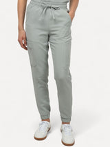Seafoam Green Women's Scrub Jogger Pants with 10 Pockets - IRONIK Scrubs