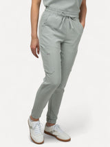 Seafoam Green Women's Scrub Jogger Pants with 10 Pockets - IRONIK Scrubs