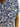 Womens Navy Scrub Top with Elegant Flower Pattern 3 Pockets - IRONIK Scrubs